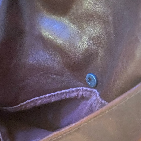 Capezio Brown Purse with Gold Accents - Picture 9 of 10